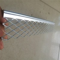 Profilé d'angle métallique robuste, profilé d'angle en acier galvanisé perforé et expansé pour la protection des murs en plâtre et des cloisons sèches
