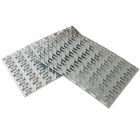 Plaques de fixation plates à double denture, plaque de fixation pour charpente, plaque de fixation pour bois, construction de toiture, connecteur