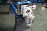 Prix d'usine, haute qualité, machine à plier à 3 rouleaux pour la formation de conduits d'air, tôle d'acier galvanisé au carbone de 1,5 mm