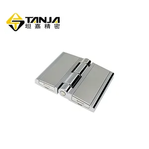 TANJA K101 Heavy Duty Industrial Hinge Zinc Alloy Thickened Stainless Steel Cover Plate Cabinet Oven Hinge