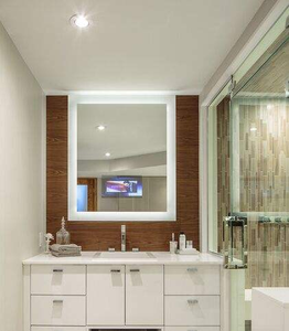 Espejo de Baño LED Rectangular de Diseño Moderno con Antivaho para Peluquería, Baño y Hogar, para Hoteles - Product Image 4