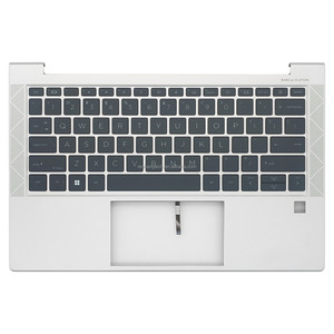 For HP Elitebook 830 G8 Series Laptop Top Cover with Backlit <b>Keyboard</b> Silver Model M46073-001 M46072-001 without Fast Charging - Product Image 1