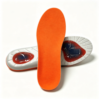Semelles intérieures de sport en gel EVA absorbant les chocs, confortables, écologiques, inserts de chaussures amortissants pour les activités de plein air, hommes et femmes