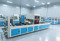 Machine automatique de fabrication de porte-cartes d'identité en PVC (type PLC)