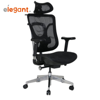 Yazhi Bifma chaise de bureau de direction ergonomique appui-tête réglable confortable maille maison ascenseur pliable chaise rotative pour PDG
