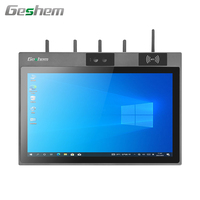 Geshem - Panel PC Industrial Todo en Uno de 17 Pulgadas de Alto Rendimiento J1900 I3 I5 I7, Computadora Integrada sin Ventilador, Compatible con Win10/Linux