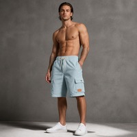Shorts en velours côtelé Hip Hop taille mi-haute avec cordon de serrage, coupe ample et poches utilitaires pour hommes et femmes