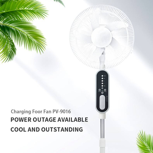 Nouveaux ventilateurs solaires rechargeables pour voiture et maison, ventilateur tour sur pied à deux niveaux - Product Image 1