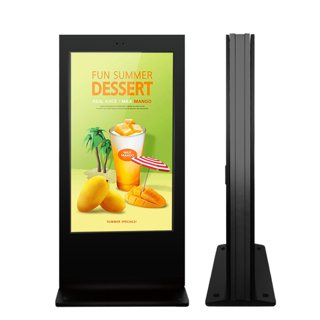 Floor Standing WiFi Touch Screen Kiosk Interactive 86-Inch 4K Resolution LCD Advertising Display 450cd/m Brightness
