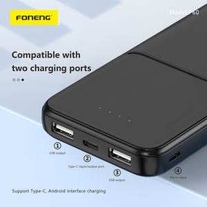 Foneng P60 10000mAh Double <b>USB</b> LED Display Quick Charge Portable <b>Power</b> <b>Bank</b> - Product Image 4