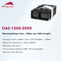 Module de capteur de distance laser extérieur ultra-compact à longue portée 1200 m avec une précision de 0,5 mm, vision nocturne