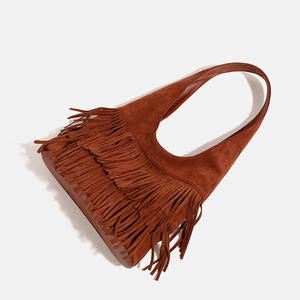 Sac bandoulière marron imperméable grande capacité pour femme, idéal pour le quotidien, les voyages et les trajets, avec fermeture éclair, amovible, vente en gros - Product Image 3