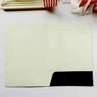 Dossiers personnalisés A4 A5 en papier d'art de luxe, laminés, à double pochette, pour l'école, les affaires ou l'organisation de documents