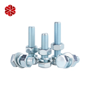 Fastener nhà sản xuất thép carbon <span class=keywords><strong>Hex</strong></span> <span class=keywords><strong>Bolt</strong></span> đầy đủ chủ đề hình lục giác đầu vít <span class=keywords><strong>Bolt</strong></span> din933 <span class=keywords><strong>Bolt</strong></span> và NUT Set - Product Image 2