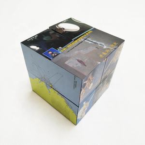 2025 OEM publicidad personalizada plegable diamante mágico plástico juguete bloque cubo imán rompecabezas - Product Image 6