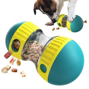 Hondenvriendelijke cartoonbal interactieve voerdispenser van <span class=keywords><strong>plastic</strong></span>, langzaam lekkende voerdispenser, cartoon hondenspeelgoed - Product Image 4