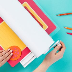 Creative DIY Sticky Label Maker Station <strong>A4</strong> <strong>Paper</strong> <strong>Size</strong> <strong>Laminated</strong> Adhesive Refill Cartridge for Carving Your Own Unique Designs - Product Image 2