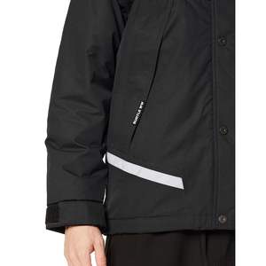 Unisex BURTLE 35 <b>Black</b> 3L <b>Windbreaker</b> Waterproof Zipper Cold Weather Jacket Soft Shell Cordura Polartec Polyester Filling - Product Image 3