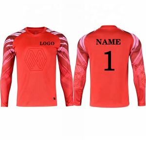 Camisetas de <span class=keywords><strong>portero</strong></span> de fútbol para niños y adultos, camiseta de entrenamiento de manga larga, color negro - Product Image 3