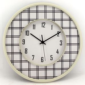2022 Woven Style Analog Round Wall <b>Clocks</b> High End Home Plastic Custom <b>Clocks</b> Watches Wall <b>Art</b> Living Room Decoration - Product Image 2
