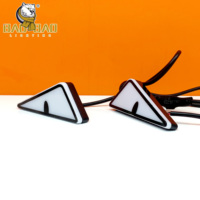 Systèmes d'éclairage universels pour moto BB2296, feux triangulaires Devil Eagle Eye pour voiture, accessoires pour moto, éclairage puissant pour moto