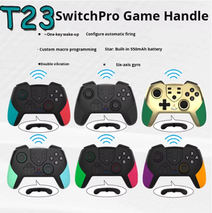 T23 Kabelloser Bluetooth-Spielcontroller mit Makro-Programmierung und Aufweck-Vibration Gyroskop-Spielcontroller - Product Image 6