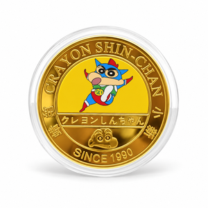Médaille Héroïque Garçon Rieur 2026 – Sept Motifs Enfants Amusants – Plaqué Or – Boîtier Acrylique - Product Image 6