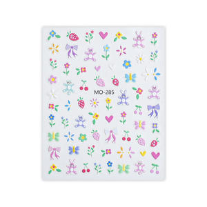 5D flor en relieve pegatinas coloridas para <span class=keywords><strong>uñas</strong></span> Simple DIY flores silvestres deslizadores <span class=keywords><strong>girasol</strong></span> Margarita primavera grabado arte manicura calcomanías - Product Image 6