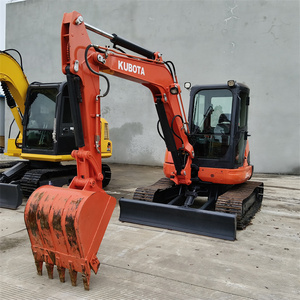 Petite pelle d'occasion EPA CE U55 d'origine Kubota U55-4 mini pelleteuse d'occasion fournissant des pièces de rechange en bon état - Product Image 2