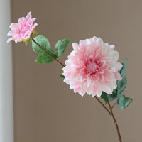 Arrangement de fleurs artificielles Dahlia en gros – Bouquet décoratif pour mariage et décoration murale