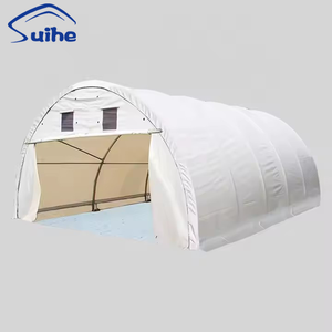 Tente de stockage industrielle pour entrepôt, toit rond, tente d'entreposage temporaire, taille 206012R - Product Image 6