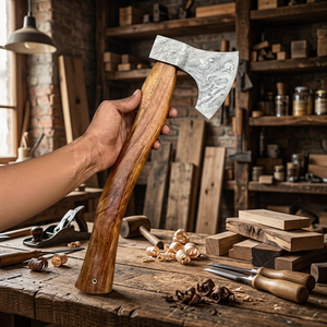 High Quality Industrial Grade Stainless Steel Viking <b>Axe</b> Head Ash <b>Wood</b> Handle 20 Inches Customized ODM Outdoor Use 1 Year - Product Image 3