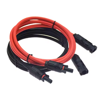 Câble de batterie solaire Oem Odm approuvé câble Pv solaire 6mm2 10mm connecteurs solaires câble photovoltaïque de contrôle