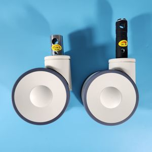 <span class=keywords><strong>5</strong></span> Zoll Krankenhaus bett Medical <span class=keywords><strong>Caster</strong></span> <span class=keywords><strong>Wheel</strong></span> Zentral verriegelung Doppel räder Design - Product Image 2