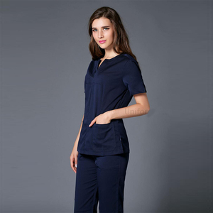 Aderente Spandex elasticizzato medico curante design tuta Scrub <span class=keywords><strong>per</strong></span> le donne - Product Image 3