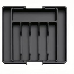 Organisateur de vaisselle extensible pour plateau à ustensiles - Product Image 1