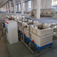 Machine de placage à l'or et au zinc avec composant de réservoir central pour ligne de placage