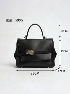 กระเป๋าสะพายข้างดีไซน์ใหม่ทันสมัย คุณภาพสูง หนัง PU พกพาสะดวก กระเป๋าสะพายไหล่ลำลอง กระเป๋าถือหรูหราสำหรับผู้หญิง - Product Image 6