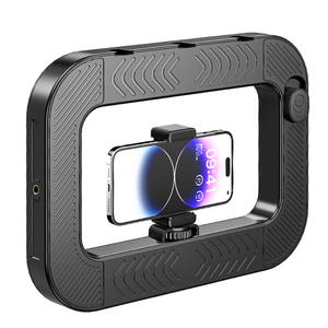 Большой 20 Вт высокой мощности Rgb селфи-камера для телефона кольцевой светильник ручной перезаряжаемый кольцевой светильник с держателем для телефона - Product Image 1