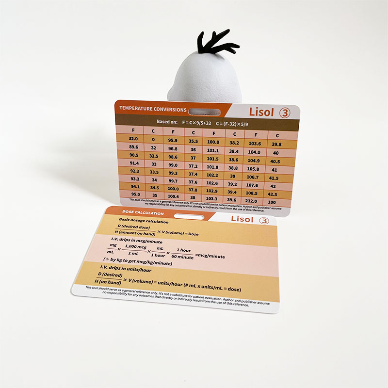 Factory Price High Quality Printing Plastic Waterproof Pocket Nurse Reference Id Badge Cards