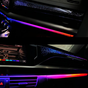 Bande LED RGBIC Premium pour éclairage d'ambiance intérieur de voiture, éclairage d'atmosphère pour Volkswagen Passat 2019-2025 - Product Image 4