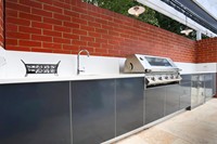 2022 Hangzhou Vermont acier inoxydable noir comptoir à quartz blanc et 2 portes réfrigérateur