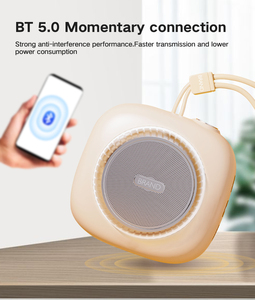 <span class=keywords><strong>2025</strong></span> không thấm nước mini ngoài trời xe phòng tắm loa không dây với Silicone treo dây dây buộc Hifi 3D Stereo âm thanh BT 5.0 LED - Product Image 5