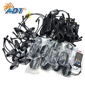 ไฟร็อคไลท์ LED แบบ SSV ข้างๆ ซ้อนกัน  4/8/6/12 ดวง  พร้อมเลนส์โพลีคาร์บอเนตทนทาน  ควบคุมผ่านแอพและรีโมท RF  ปรับเปลี่ยนสีได้หลากหลายโหมด - Product Image 6