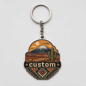 Llavero Étnico Personalizado al por Mayor de San <span class=keywords><strong>Pedro</strong></span> de Atacama, Llaveros con Patrón Tribal, Diseño de Cultura Sudamericana, Souvenir, Porta Llaves - Product Image 2