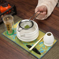 Ensemble Matcha Personnalisé – Vente en Gros – Bol à Matcha Japonais en Céramique Baili, Fouet à Thé, Boîte Colorée, Ensemble Fouet à Thé