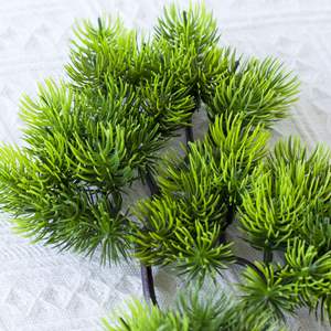 بيع بالجملة مصنع صناعي كبير الجمال البلاستيك فرع الصنوبر أوراق الصنوبر زهور اصطناعية بونساي الملحقات للترحيب - Product Image 4