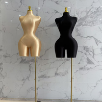 Maniquí Femenino de Gran Tamaño con Glúteos Grandes, Totalmente Ajustable, Maniquí BBL Elegante con Forma de S, Maniquí Curvilíneo con Soporte, Maniquí de Torso