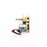 Moteur pas à pas miniature à aimant permanent 5,0 V CC, axe de 3,0 mm, précision 2 phases 4 fils, 8 mm, avec boîte de réduction 50:1