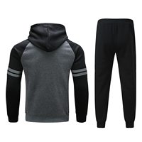 Ensemble de jogging deux pièces pour homme, qualité supérieure 2026, vêtements de sport décontractés d'hiver, en molleton technique à séchage rapide pour la gym et l'entraînement
